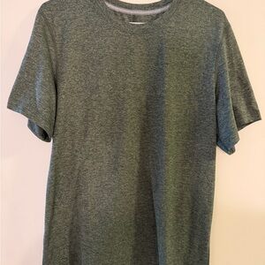 Lululemon Heather Green Crew Neck T‑Shirt